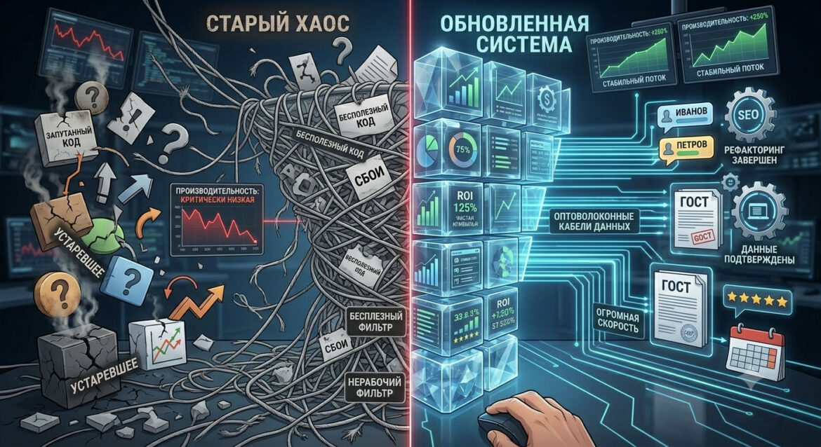 Модернизация сайта