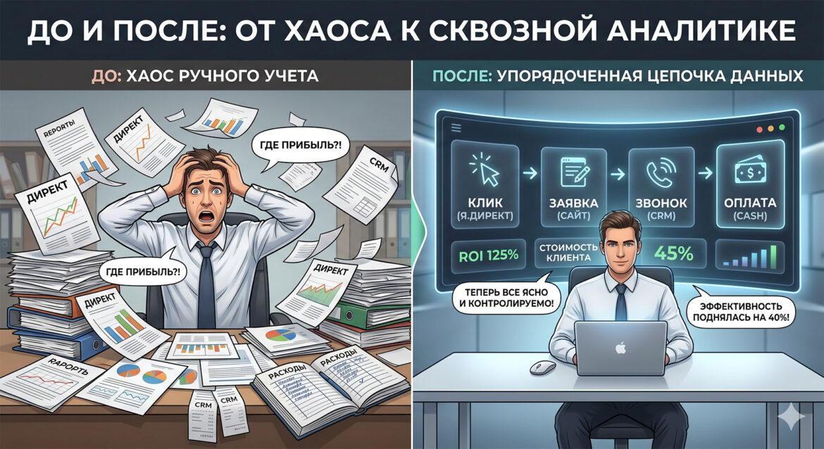 Настройка сквозной аналитики